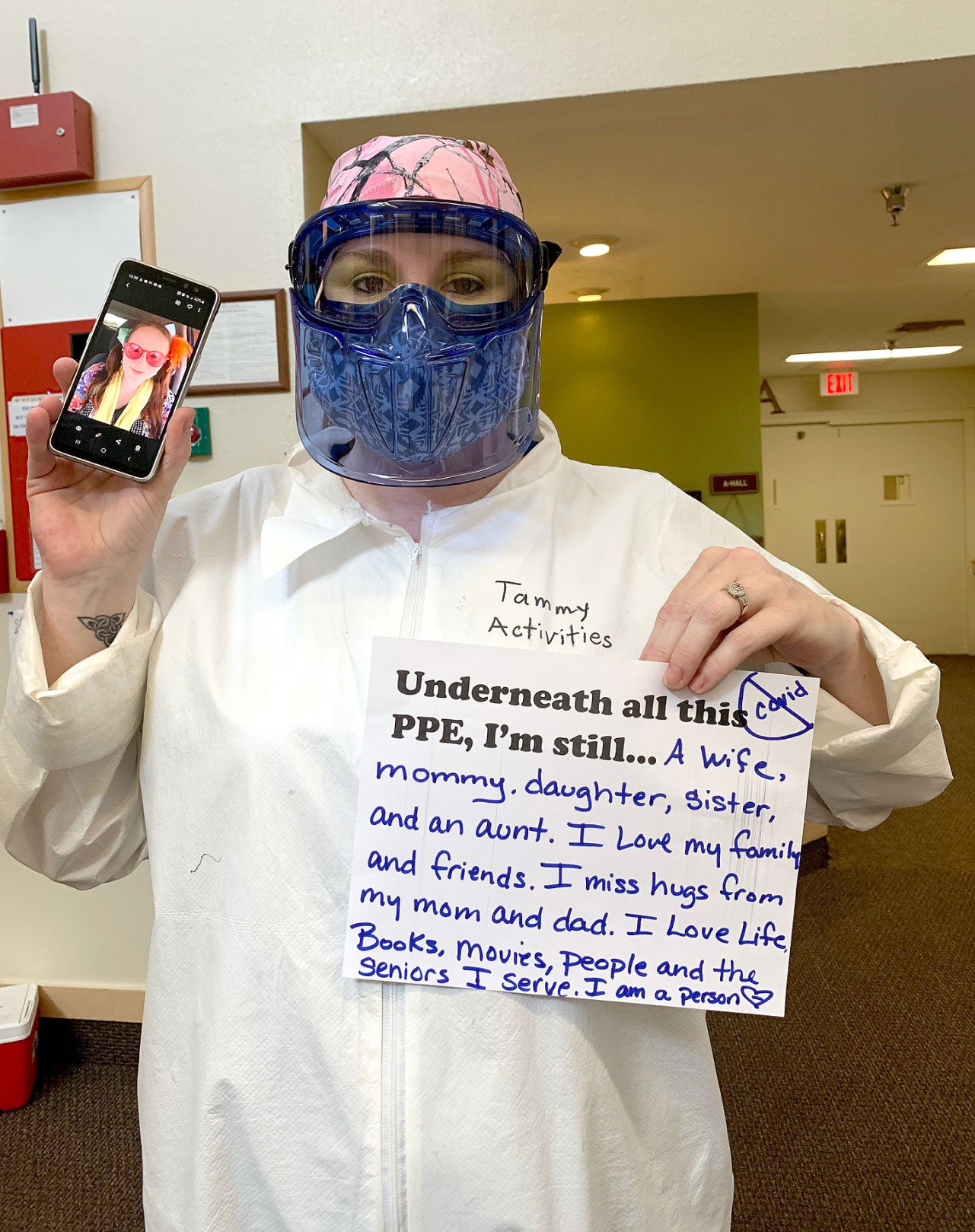 Briarcliff staff in PPE